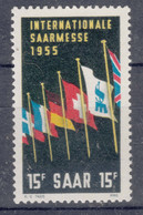 Saar Sarre 1955 Mi#359 Mint Never Hinged - Ungebraucht