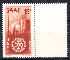 Saar Sarre 1955 Mi#358 Mint Never Hinged, Leerfeld - Ungebraucht