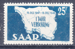 Saar Sarre 1948 Mi#261 II, Mint Never Hinged - Ongebruikt