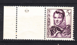 Saar Sarre 1948 Mi#245 L, Mint Never Hinged, Leerfeld - Ungebraucht