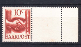 Saar Sarre 1948 Mi#248 L, Mint Never Hinged, Leerfeld - Unused Stamps