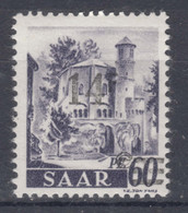 Saar Sarre 1947 Mi#236 Mint Never Hinged, Poor Overprint Colour - Ungebraucht