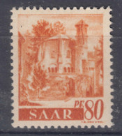 Saar Sarre 1947 Error (Plattenfehler) Mi#223 Pf I, Mint Never Hinged - Neufs