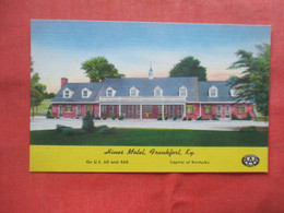 Hines Motel. Frankfort - Kentucky > Frankfort   Ref 5720 - Frankfort