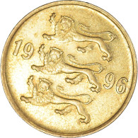 Monnaie, Estonie, 20 Senti, 1996 - Estonia