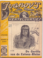 Tijdschrift Ivanov's Verteluurtjes - N° 259 - De Gorilla Van De Colona Rivier - Sacha Ivanov - Uitg. Erasmus Gent - 1941 - Kids