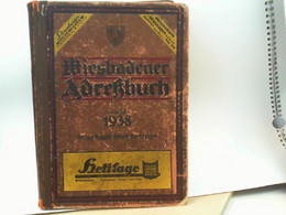Wiesbadener Adreßbuch 1938 - Mit Bad Schwalbach, Bleidenstadt, Hahn I. Taunus, Martinsthal, Neuhof I. Taunus, - Hesse