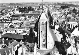 45-CHATEAUNEUF-SUR-LOIRE-L'EGLISE ET LE CENTRE VUE DU CIEL - Other & Unclassified