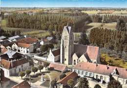 45-GY-LES-NONAINS- LES ECOLES ET L'EGLISE VUE DU CIEL - Other & Unclassified