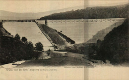 Gruss Von Der URFT-TALSPERRE Bei GEMÜND (Eifel)  Ansicht Der Mauer U.Kaskade - Schleiden