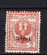 STAMPS-ITALY-1912-SIMI-UNUSED-MH*-SEE-SCAN - Ägäis (Simi)