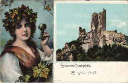 CPA AK Drachenfels Souvenir GERMANY (1231607) - Drachenfels