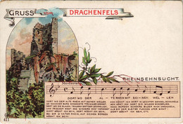 CPA AK Drachenfels Souvenir GERMANY (1231616) - Drachenfels