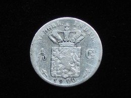 PAYS BAS Indes Orientales Néerlandaises  1/10 Gulden 1906 -  Wilhelmina  ***** EN ACHAT IMMEDIAT ***** - Indes Néerlandaises