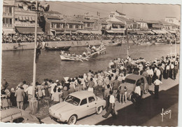 Hérault : PALAVAS  Les  FLOTS : Les  Quais , Joutes, Voiture  Citroën  Et Autre - Palavas Les Flots