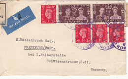 G.B. / Military Mail / Germany Censorship / 1937 Coronation / Airmail - Unclassified