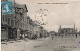ATTIGNY (08) - PLACE DE L'HOTEL DE VILLE - Attigny