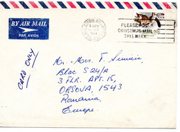 60659 - Australien - 1983 - 50c Possum EF A LpBf MAIL CENTRE BALLARAT - ... -> ORSOVA (Rumaenien) - Andere & Zonder Classificatie
