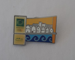 Athens 2004 Olympic Games, John Hancock Sponsor, Greek Island Pin - Jeux Olympiques