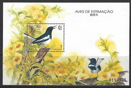 PORTUGAL - Macau - 1995 International Stamp Exhibition "Singapore '95" - Birds  - (souvenir Sheet) - Hojas Bloque