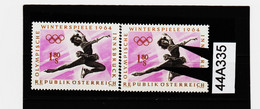 44A335 ÖSTERREICH 1963 Michl 1139 PLATTENFEHLER DRUCK VERSCHOBEN ** Postfrisch - Abarten & Kuriositäten