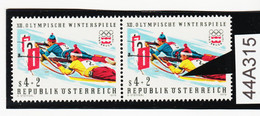 44A315 ÖSTERREICH 1975 Michl 1502 PLATTENFEHLER FARBFLECK SCHI ** Postfrisch SIEHE ABBILDUNG - Abarten & Kuriositäten