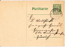 Liechtenstein 1927: Postkarte "Winzer Viticulteur" LBK N° 5 (10 Rp Von 1925) Mit Stempel VADUZ 13.XII.27 (LBK CHF 35.00) - Interi Postali