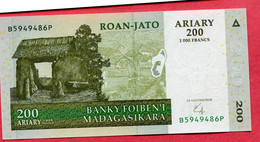 200 Ariary 2004 2 Euros - Madagascar