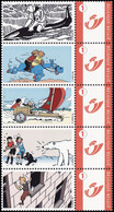 DUOSTAMP/MYSTAMP** - Popol & Virginie/Leo En Lea - Quick & Flupke - Jo, Zette & Jocko/Jo, Suus En Jokko - Tintin/Kuifje - Philabédés (comics)