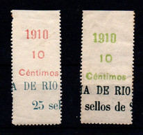 Río De Oro Nº 55MP/56MP. Año 1910 - Rio De Oro