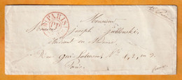 1837 ? - Enveloppe En Port Payé PP De PARIS En Ville - TRES PRESSEE - Rue Gui Labrosse N° 1, 2 Ou 3 !!! - 1801-1848: Voorlopers XIX