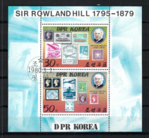 COREE DU NORD  Blocs&Feuillets 1980:  "Sir Rowland Hill", Obl. - Rowland Hill