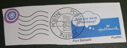 Nederland - NVPH - Persoonlijke - Gebruikt - Onafgeweekt - Port Betaald - Hallmark - Aan Wie Denk Je - Blauw - Personnalized Stamps