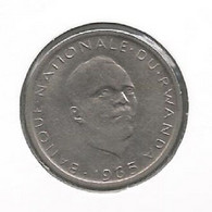 RWANDA * 1 Frank 1965 * Prachtig * 11392 - Rwanda