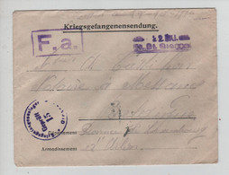 2227PR/ Lettre PDG-POW Camp De Giessen Geprüft 15 F.a. > Messancy - Prisoners