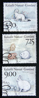 Geenland 1994   Native Animals   MiNr.249 - 51  ( Lot H 463) - Oblitérés