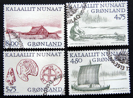 Greenland  1999  Arctic Vikings  MiNr.339-42 ( Lot H 477 ) - Gebruikt