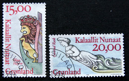 Greenland   1996   Galionsfiguren  MiNr.294-95   (O) ( Lot H 480) - Oblitérés