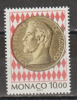 MONACO :- Effigie Du Prince Albert 1er - Inauguration Du Musée Des Timbres Et Des Monnaies - Pièce De Monnaie - Neufs