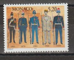 MONACO  - Compagnie Des Carabiniers De S.A.S. Le Prince Rainier III - Uniformes De 1865-1870-1904-1916-1935 - Neufs