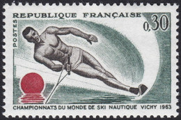 FRANCE, 1963, Ski Nautique ( Yvert 1395 ) - Ski Náutico