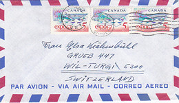 EXPO'67, MONTREAL UNIVERSAL EXHIBITION, STAMPS ON COVER, 1967, CANADA - Lettres & Documents