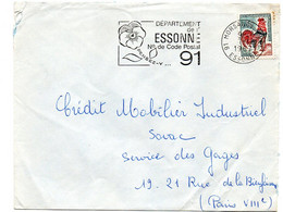 ESSONNE - Dépt N° 91 = MORSANG Sur ORGE 1967 = FLAMME Codée = SECAP Illustrée ' N° De CODE POSTAL / PENSEZ-Y ' - Postleitzahl