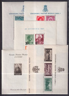 ROUMANIE - 1932/40 - BLOCS YVERT N°1/5 * MLH - COTE = 81 EUR. - Unused Stamps