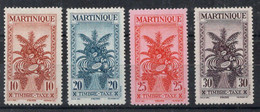 Martinique Timbre Taxe N°23 à 26* Neufs Charnières TB Cote : 7.00 € - Timbres-taxe