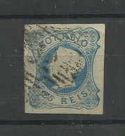 Portugal. 1853, D Maria # 2,25rs Azul,boas Margens, Usado. Lt 459 - Gebruikt