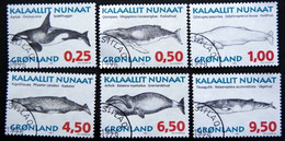 Greenland    1996  Wale Whale  MiNr.287-92y  ( Lot H 513 ) - Gebruikt