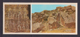 AZERBAIJAN  - Baku Kobustam Cliff Painting Museum Large Unused Postcard - Azerbaigian