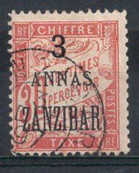 ZANZIBAR  Timbre Taxe N°4 Oblitéré TB Cote : 30,00€ - Usati