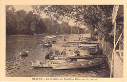 45 - OLIVET : La Flotille Du PAVILLON BLEU Sur Le Loiret - CPSM Sépia Format CPA (années 40-50's) - Loiret - Autres & Non Classés